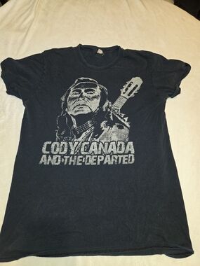 VTG Hanes Cody Canada and The Departed Graphic T-Shirt - Black